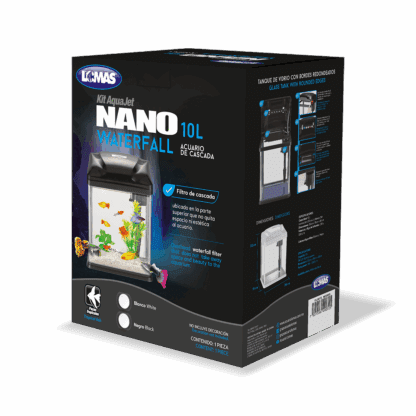 KIT NANO ACUARIO NEGRO C/LUZ LED 10 LT - Image 2