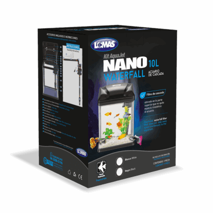 KIT NANO ACUARIO NEGRO C/LUZ LED 10 LT - Image 3