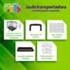 JAULA METALICA PLEGABLE 61 CM - 2 PUERTAS - Image 2