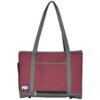 BOLSA DE MANO DE TELA VINO - Image 2
