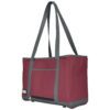 BOLSA DE MANO DE TELA VINO - Image 4