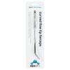 AquaVitro Forceps curvo de punta fina, 25 cm