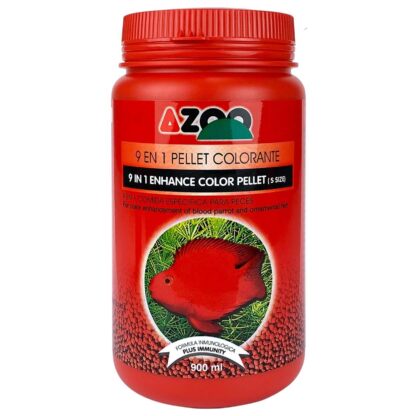 9 in 1 enhance color pellets (alimento color Mediano) 900 ml / 360 g.