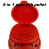 9 in 1 gold fish pellet (Peces dorados) 35 ml / 15 g.