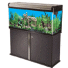 Acuario tapa aluminio, iluminación, filtración, 274 l, BOYU EA-120B.