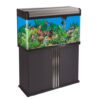 Acuario tapa aluminio, iluminación, filtración, 132 l, BOYU EA-80.