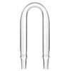 Glass U Tube 10 mm, conectores de cristal en"U" para  CO2 y/o aire.