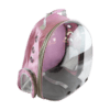 MOCHILA TRANSPARENTE P/MASCOTAS ROSA. - Image 2