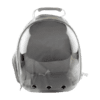 MOCHILA TRANSPARENTE P/MASCOTAS GRIS.