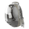 MOCHILA TRANSPARENTE P/MASCOTAS GRIS. - Image 3