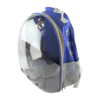 MOCHILA TRANSPARENTE P/MASCOTAS AZUL. - Image 3