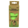 BOLSAS SANITARIAS BIODEGRADABLES 4 ROLLOS - 60 BOLSAS