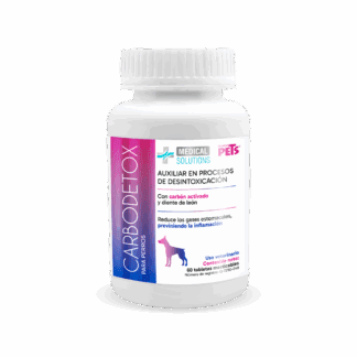 MS CARBODETOX TABLETAS MASTICABLES P/PERROS 60 TAB