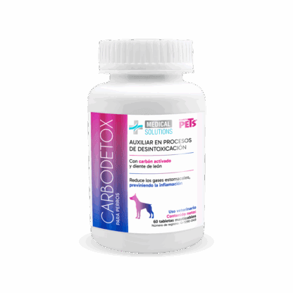 MS CARBODETOX TABLETAS MASTICABLES P/PERROS 60 TAB