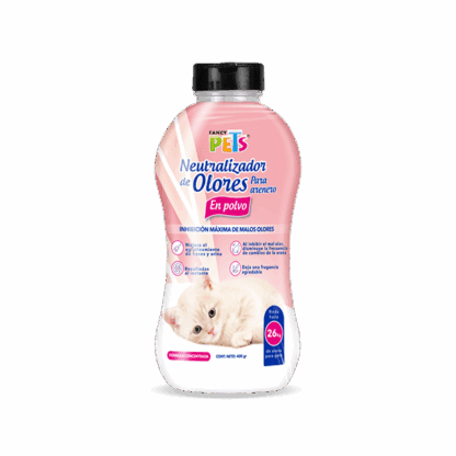 NEUTRALIZADOR DE OLORES EN POLVO P/ARENERO 400 GR