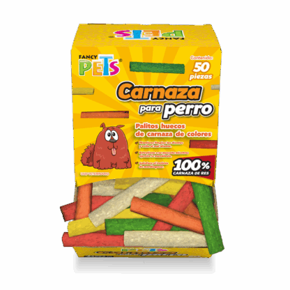 PALITOS HUECOS DE CARNAZA DE COLORES CAJA 50 PZ - Image 4