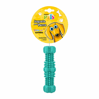 JUGUETE DE CAUCHO MANCUERNA PESADA SPIKY