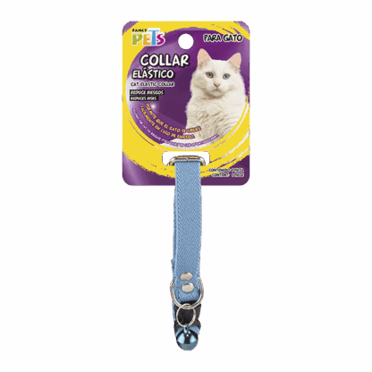 COLLAR ELASTICO C/CASCABEL PARA GATO