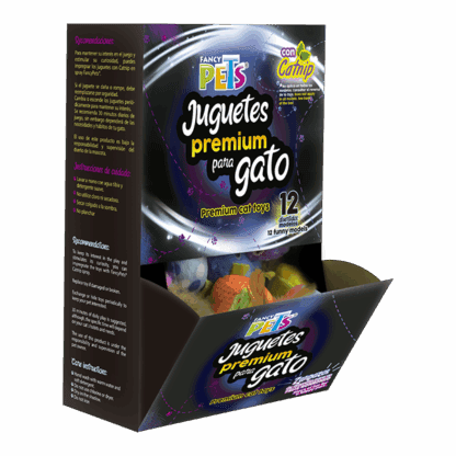 CAJA DE JUGUETES PREMIUM P/GATO - 36 PZAS