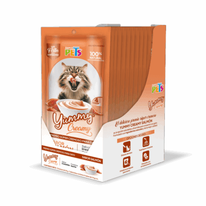YUMMY CREAMY P/GATO SALMON - 12 PZAS
