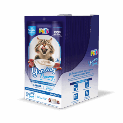 YUMMY CREAMY P/GATO ATUN -12 PZAS