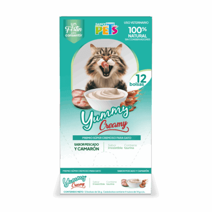 YUMMY CREAMY P/GATO PESCADO Y CAMARON - 12 PZAS - Image 8