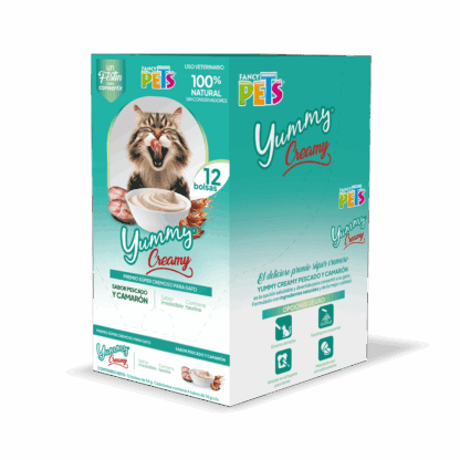 YUMMY CREAMY P/GATO PESCADO Y CAMARON - 12 PZAS - Image 2