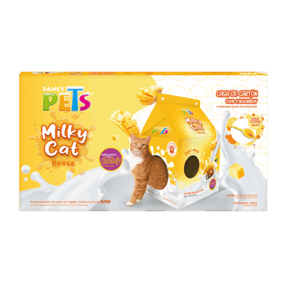 CASA DE CARTON CON RASCADOR P/GATO MANGO - Image 4