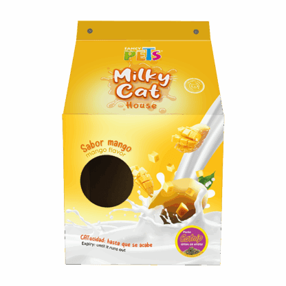 CASA DE CARTON CON RASCADOR P/GATO MANGO