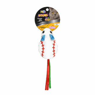 JUGUETE RATON SPORT BASEBALL SOUND C/ CATNIP
