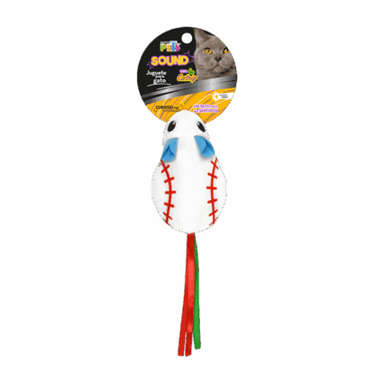 JUGUETE RATON SPORT BASEBALL SOUND C/ CATNIP