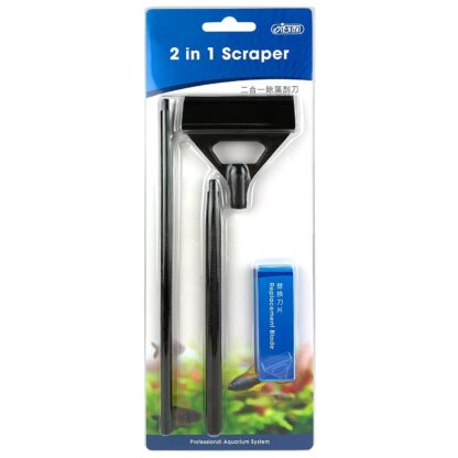 Rasqueta de aluminio 2 en 1