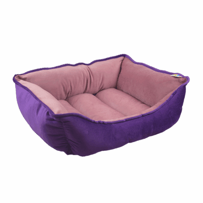 CAMA DOBLE VISTA CAPRI  MORADO ROSA.