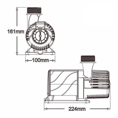 ECO-Bomba sumergible para estanque 8000 lph BOYU XL-8000T. - Image 7