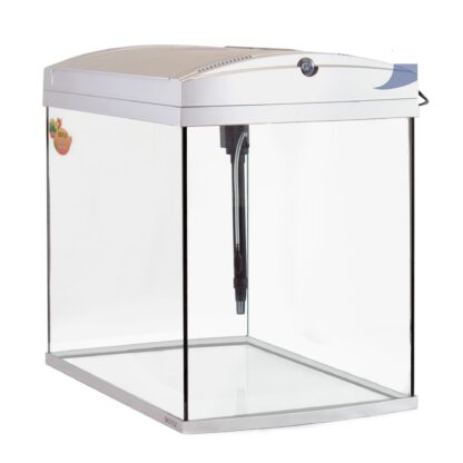 Acuario modernista BOYU ZJ601 todo en uno, 80 lts Plateado - Image 2