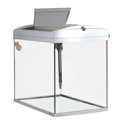 Acuario modernista BOYU ZJ601 todo en uno, 80 lts Plateado - Image 3