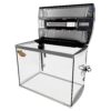 Acuario modernista BOYU ZJ601 todo en uno, 80 lts Plateado - Image 4
