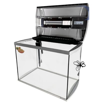 Acuario modernista BOYU ZJ601 todo en uno, 80 lts Plateado - Image 4