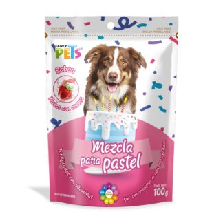 MEZCLA P/PASTEL SABOR FRESAS CON CREMA 100 G