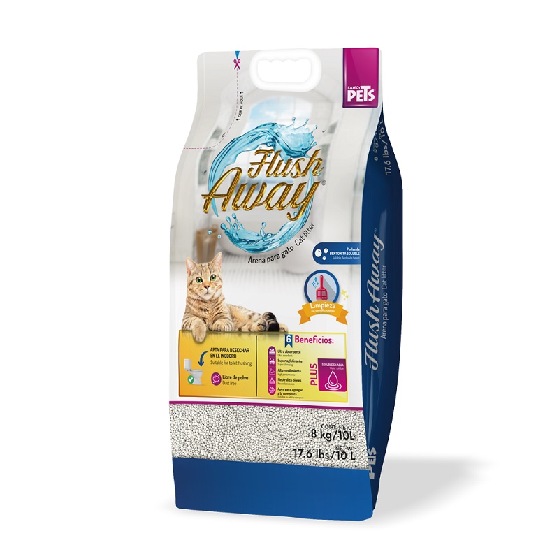 ARENA P/GATO FLUSH AWAY 8KG - Image 2