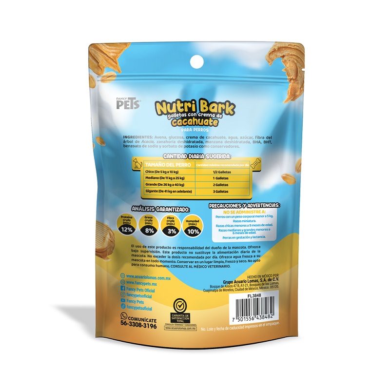 NUTRI BARK GALLETAS C/CREMA DE CACAHUATE - Image 2