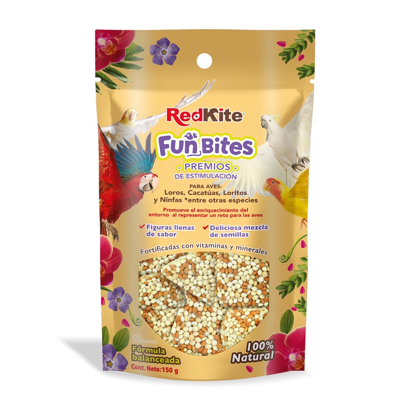 FUNBITES P CACATUAS, LOROS, LORITOS Y NINFAS