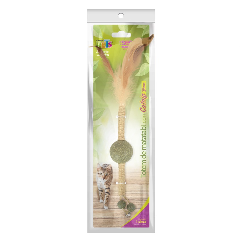 JUGUETE TOTEM DE MATATABI Y CATNIP CON PLUMAS - Image 4
