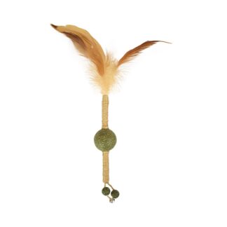 JUGUETE TOTEM DE MATATABI Y CATNIP CON PLUMAS