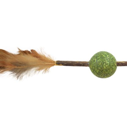 JUGUETE LANZA DE MATATABI Y CATNIP CON PLUMAS - Image 6