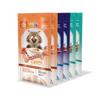 YUMMY CREAMY P/GATO SURTIDO - 6 PACK