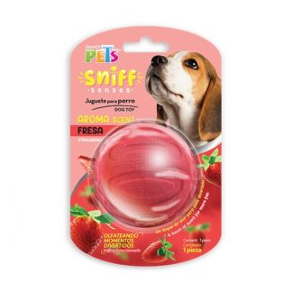 JUGUETE PELOTA C/AROMA FRESA SNIFF