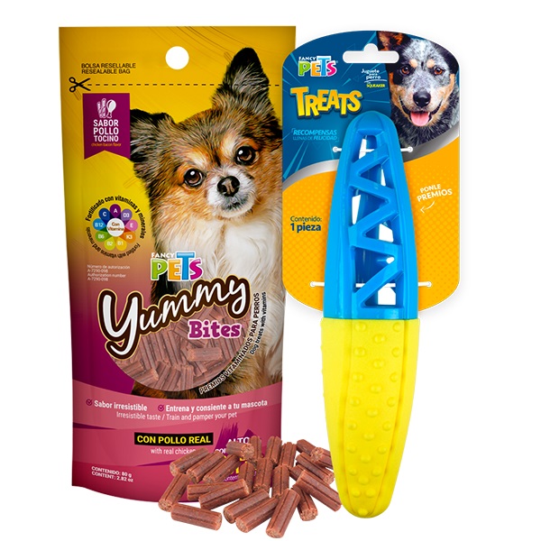 JUGUETE BALA TREATS C/YUMMY BITES (REGALO)