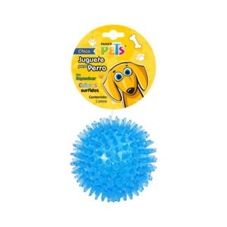 JUGUETE PELOTA GLITTER C/SQUEAKER CH