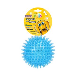 JUGUETE PELOTA GLITTER C/SQUEAKER GDE